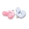 Opaque Resin Pendants RE-CBAEB26-01B-3