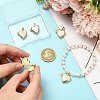 5Pcs Natural Shell Locket Pendants KK-SZ0006-51-3