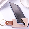 Wooden & Imitation Leather Pendant Keychain PW23041897512-3