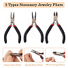 Carbon Steel Jewelry Plier Sets TOOL-TA0001-12-5