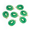 Alloy Enamel Pendants ENAM-TAC0001-21G-2