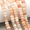 Natural Pink Aventurine Bead Strands G-R408-5x8-08-6