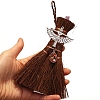 Natural Amethyst Witch Altar Broom Charm Ornament PW-WG45CD3-14-1