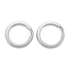 Tarnish Resistant 304 Stainless Steel Keychain Clasps X-KEYC-D049-05-2
