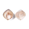Two Tone Opaque Plastic Beads KY-N025-55-2
