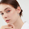 16Pcs 4 Styles 304 Stainless Steel Hoop Earring EJEW-SC0001-77-5