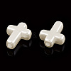 ABS Plastic Imitation Pearl Beads LS-OACR-T018-06-2