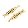 Brass Micro Pave Cubic Zirconia Pendants CU-CBAB3AD-10G-04-2
