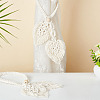 Handmade Macrame Leaf Curtain Tiebacks AJEW-WH0258-856A-5