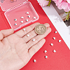 30Pcs Brass Beads KK-BBC0028-28S-3