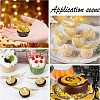 FINGERINSPIRE 120 Sets 6 Style Paper Cake Topper Accessories AJEW-FG0002-16-6