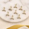 10Pcs Brass Micro Pave Cubic Zirconia Pendant ZIRC-SZ0001-60-5