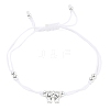 3Pcs Nylon Thread Braided Bead Bracelets BJEW-JB11212-3