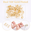 40Pcs Brass Pendant Pinch Bails KK-UN0002-72-5