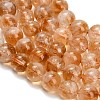 Hearted Natural Citrine Beads Strands GG-T002-A01-12mm-3