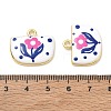 Printed Brass Pendants KK-CBAF9BC-06G-4