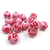 Printed Wood Beads WOOD-CJC0008-01C-1