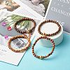 Oil Diffuser Yoga Beads Stretch Bracelet for Girl Women BJEW-JB06897-3