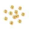 SHEGRACE Flat Round Brass Beads XGRPCU423-294G-2