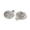 Tibetan Style Alloy Pendants TIBE-B001-54AS-2