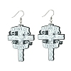 304 Stainless Steel Dangle Earrings EJEW-FS00007-1