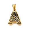 Golden 304 Stainless Steel Pendants STAS-K300-01G-A-1