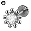 G23 Titanium Threadless Labrets WG33C7B-60-1