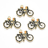 Light Gold Plated Alloy Jewelry Enamel Pendants X-PALLOY-Z001-29A-1