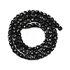 Natural Black Tourmaline Beads Strands X-G-P612-B01-01-3