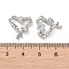 Rack Plating Alloy Rhinestoned Pendants FIND-M038-12P-3