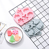 Christmas Food Grade Silicone Waffle Molds DIY-L025-039-2