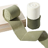 3 Rolls 3 Colors Cotton Ribbon OCOR-GF0005-33B-6
