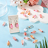 20Pcs 4 Styles Glass Ice Cream Pendants PALLOY-TAC0242-01-7