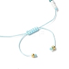 Natural Freshwater Shell & Glass Seed Beads Braided Bead Bracelets for Women BJEW-JB12362-02-4