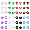 80Pcs 8 Colors Alloy Enamel Charms ENAM-DC0001-84-1