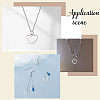16Pcs 4 Style 304 Stainless Steel Charms STAS-DC0005-46-5