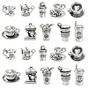 50Pcs 10 Styles Tibetan Style Alloy Charms TIBEP-CJ0002-38-1