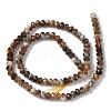 Natural Banded Agate Beads Strands G-D344-A34-04-4