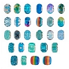 Acrylic & Resin & Polymer Clay Rhinestone European Beads FPDL-S015-04B-1