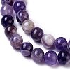 Olycraft Natural Chevron Amethyst Beads Strands G-OC0001-45-4