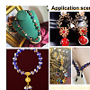 80Pcs 8 Colors Handmade Gold Sand Lampwork Beads LAMP-PH0001-24-6