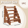5 Layers Wood Bracelet Organizer Display Stands BDIS-WH0011-06-3