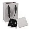 3Pcs Square Paper Jewelry Display Cases CON-TA0001-39D-02-2