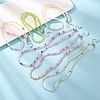 4MM Dyed Natural Green Jade Round Beaded Necklaces GG-CBAA808-04P-A-1
