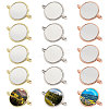 15Pcs 3 Colors Alloy Heat Transfer Watch Band Accessories FIND-CA0011-17B-1