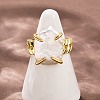 Square Natural Pearl Finger Rings RJEW-K286-09G-3