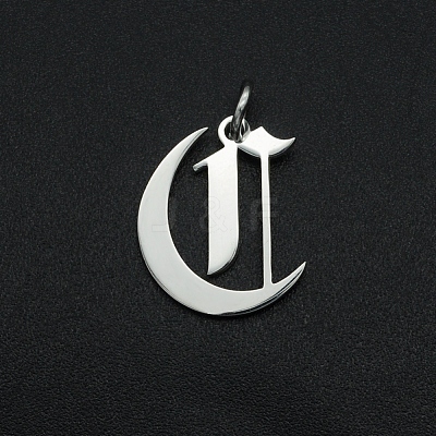 Non-Tarnish 304 Stainless Steel Pendants STAS-R111-JA565-C-1