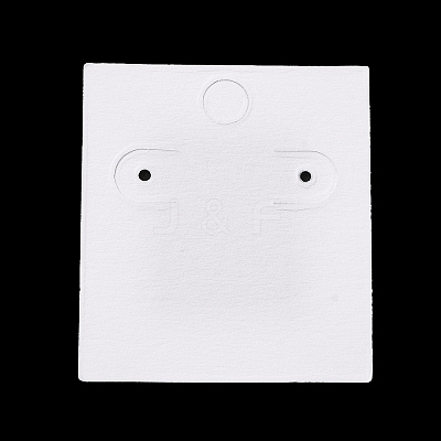 100Pcs Paper Jewelry Clip-on Earring Display Cards CDIS-NH0001-01A-1