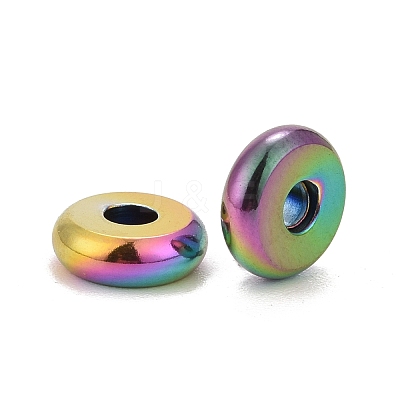 Ion Plating(IP) Rainbow Color 304 Stainless Steel Spacer Beads STAS-F136-04M-1