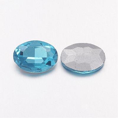Glass Pointed Back Rhinestone RGLA-Q011-10x14mm-M-1